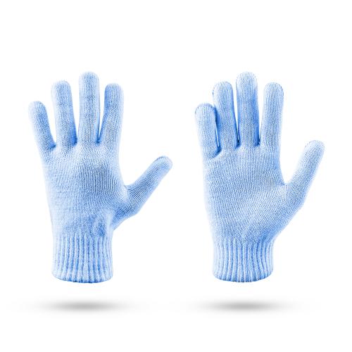 Schutzhandschuh unbeschichtet hellblau 